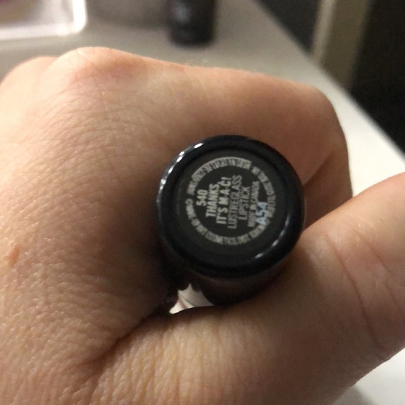 MAC lipstick Brand new used once too dark thanks it’s Mac shade - Picture 3 of 3